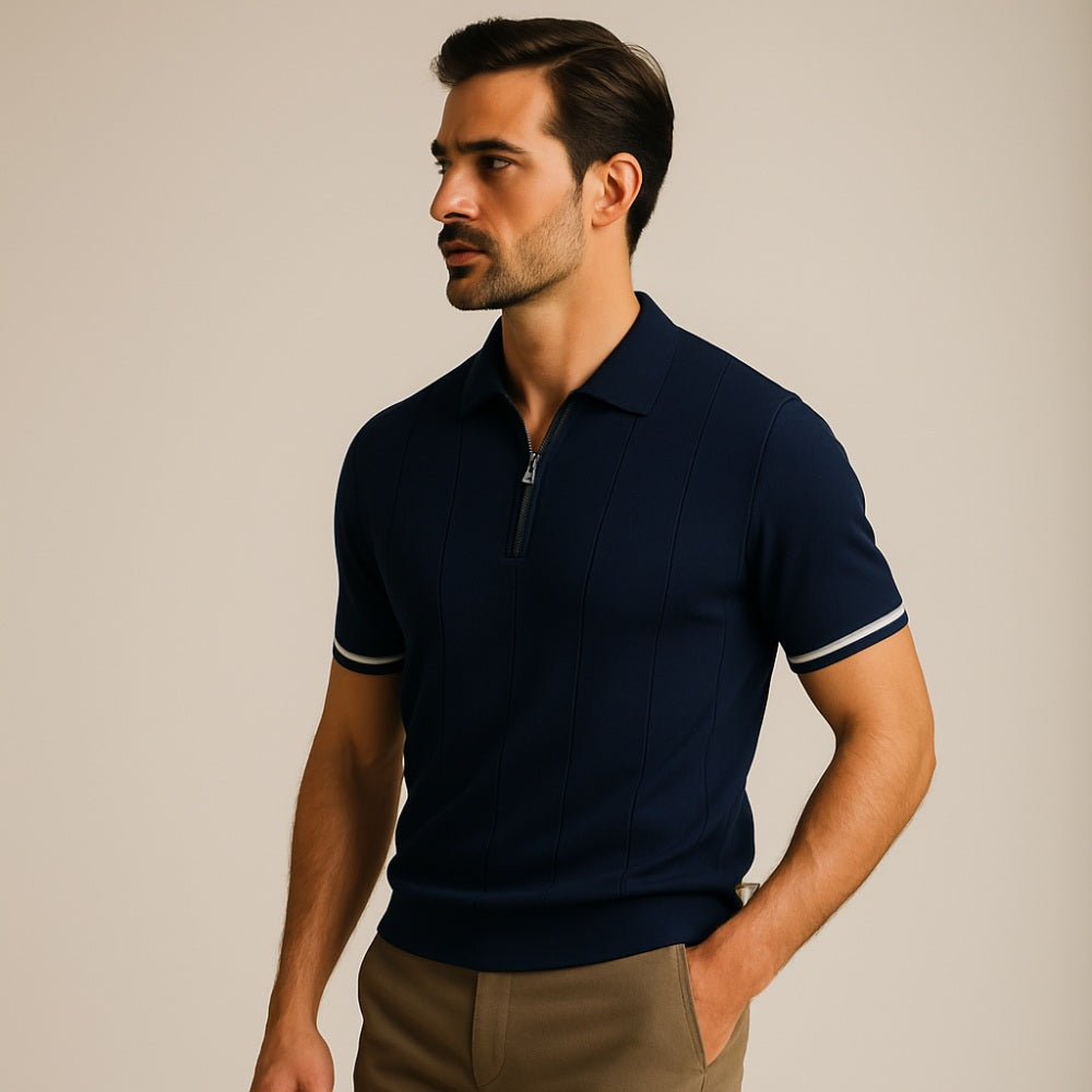 Vissori Half-Zip Polo Shirt