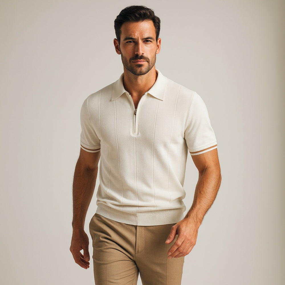 Vissori Half-Zip Polo Shirt