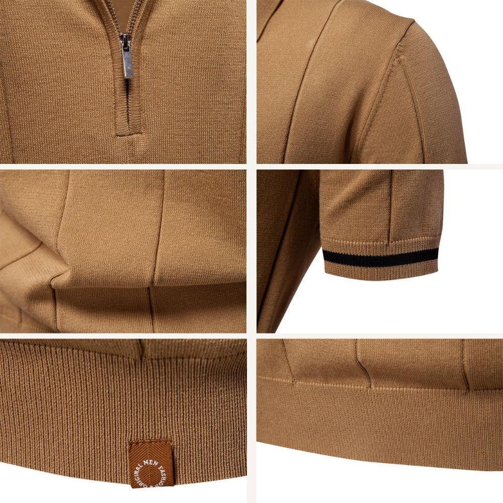 Vissori Half-Zip Polo Shirt