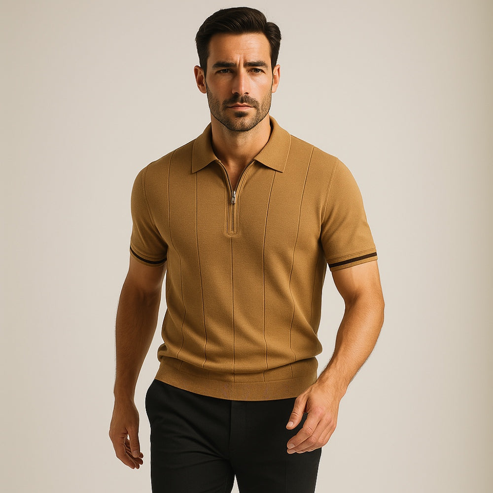 Vissori Half-Zip Polo Shirt