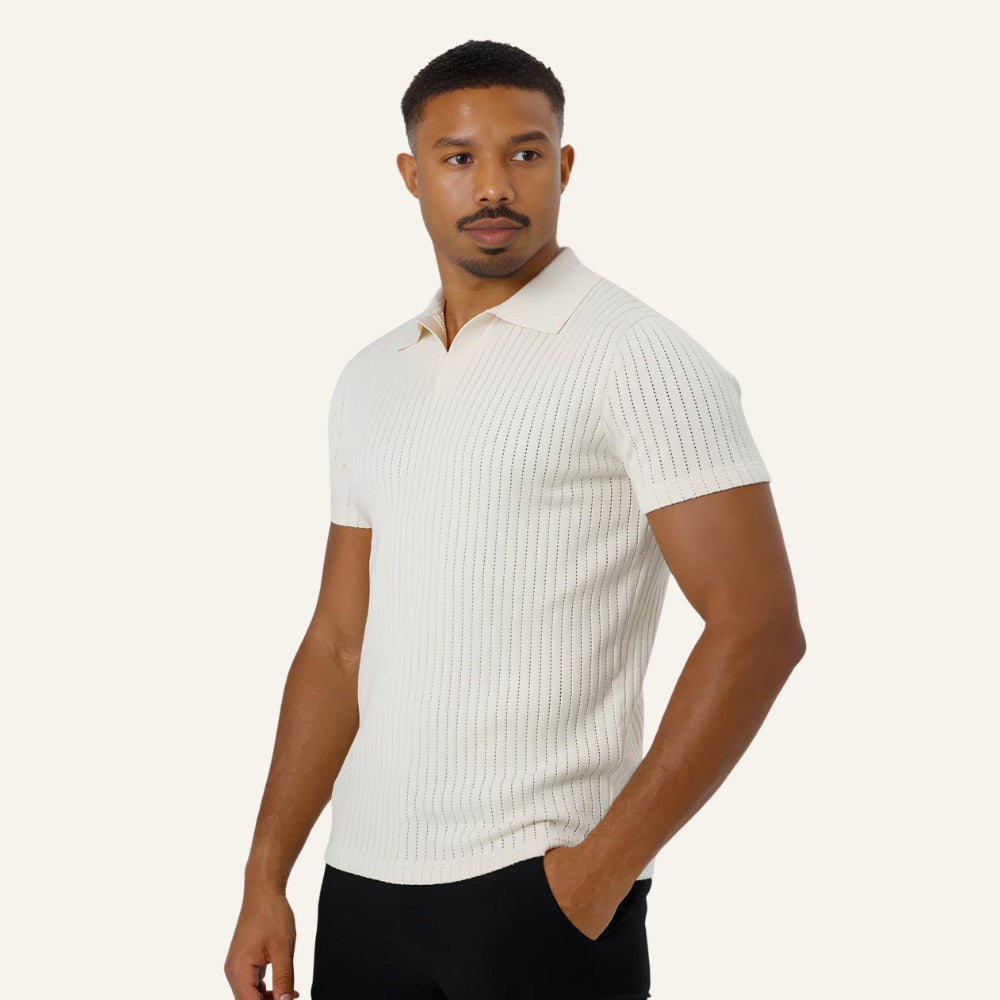 Old Money Saville Knit Polo Shirt