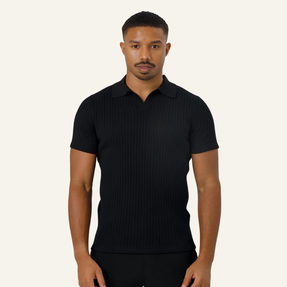 Old Money Saville Knit Polo Shirt