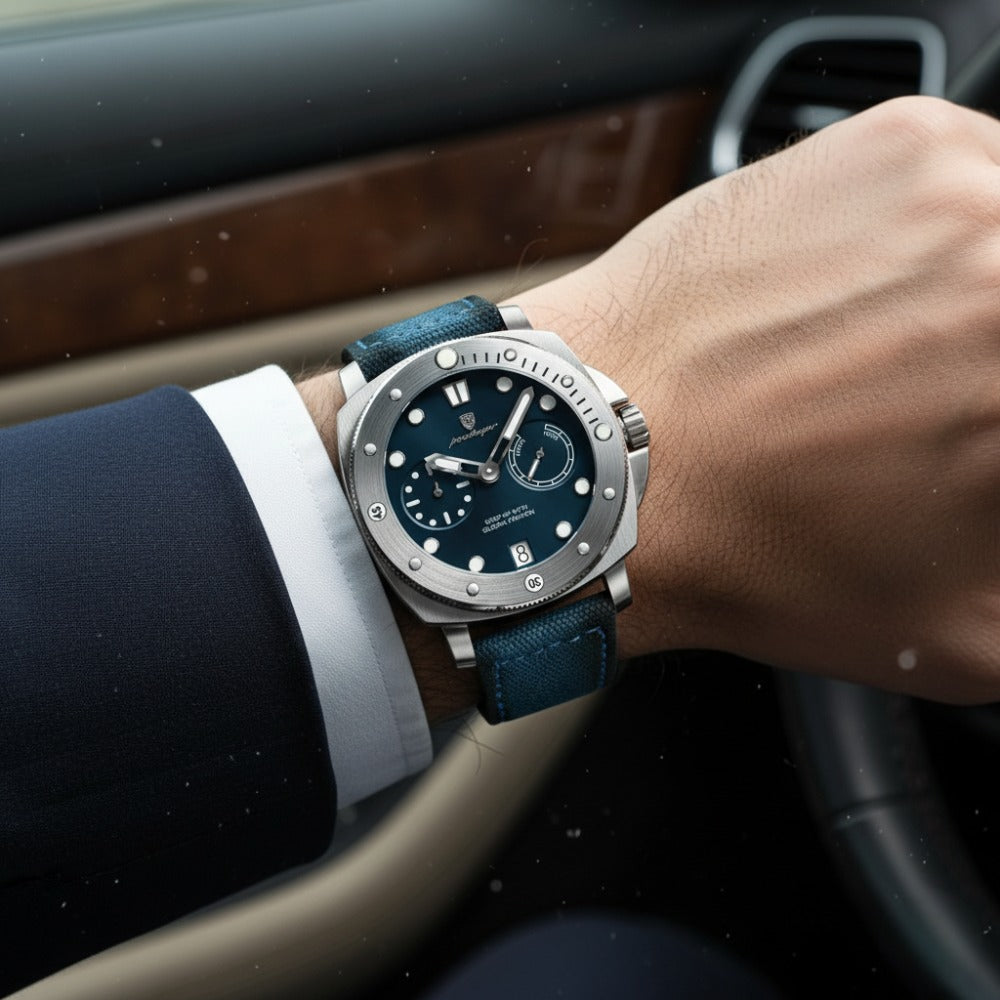 Heritage Luxury Military Chronograph Watch
