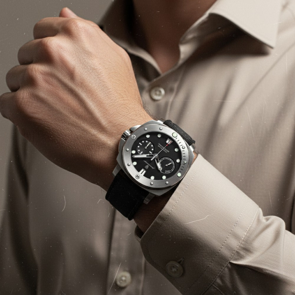 Heritage Luxury Military Chronograph Watch
