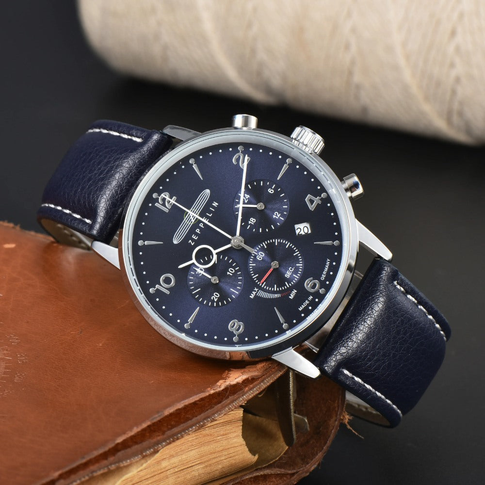 Zeppelin Blue Chronograph Watch