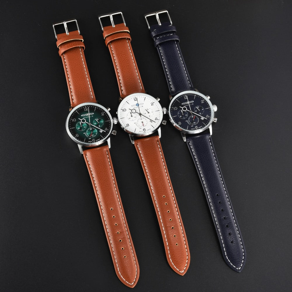 Zeppelin Blue Chronograph Watch