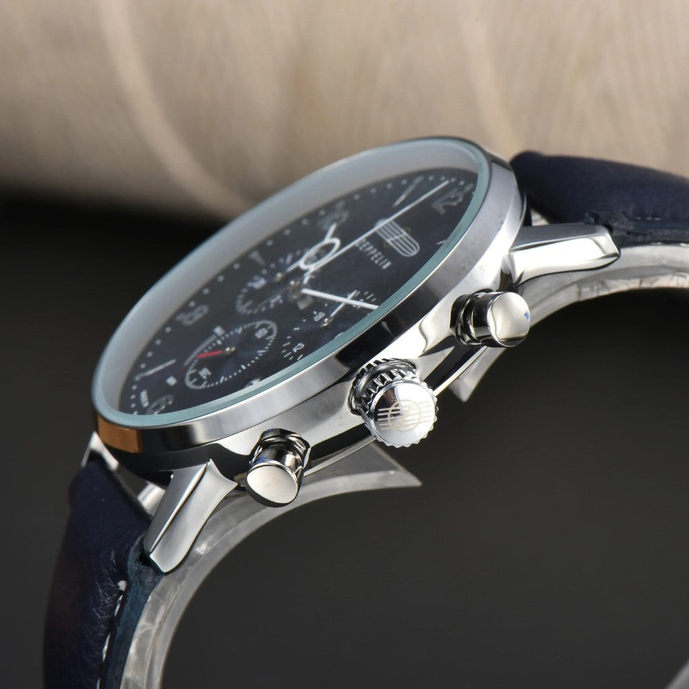 Zeppelin Blue Chronograph Watch