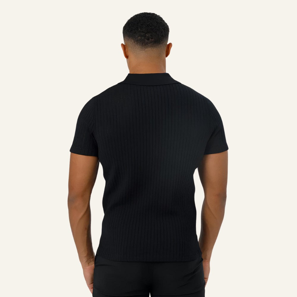 Old Money Saville Knit Polo Shirt