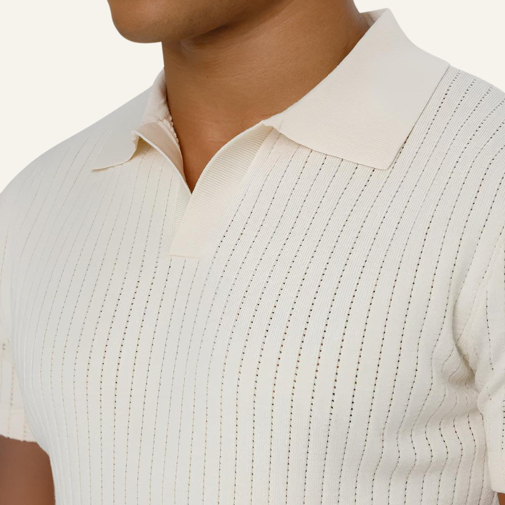 Old Money Saville Knit Polo Shirt