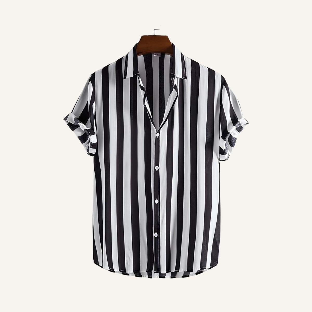 Hinea Men’s Striped Shirt – Old Money