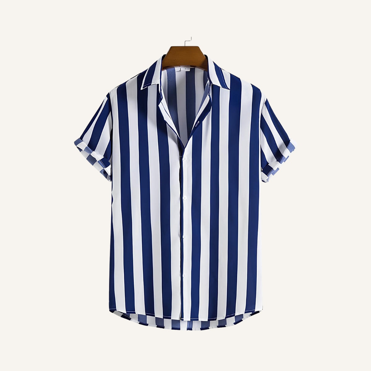 Hinea Men’s Striped Shirt – Old Money