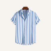 Hinea Men’s Striped Shirt – Old Money