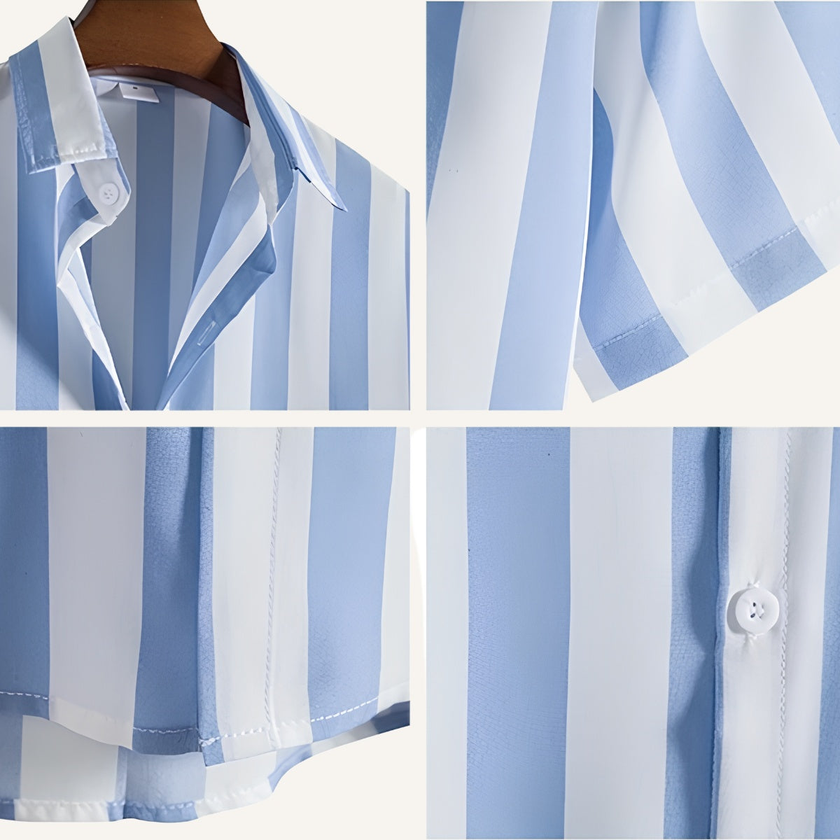 Hinea Men’s Striped Shirt – Old Money