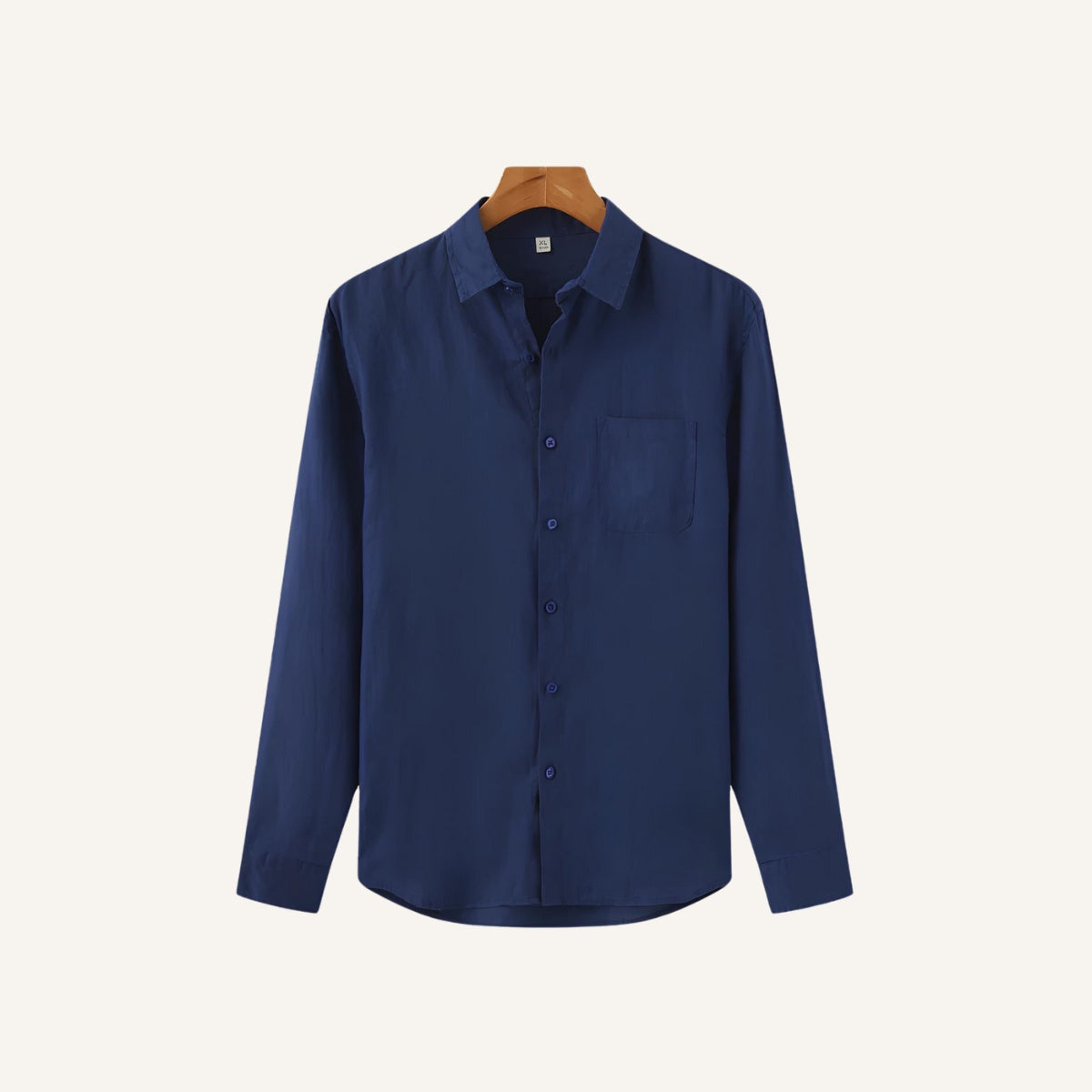 Milford Men’s 100% Linen Long-Sleeve Shirt – Old Money