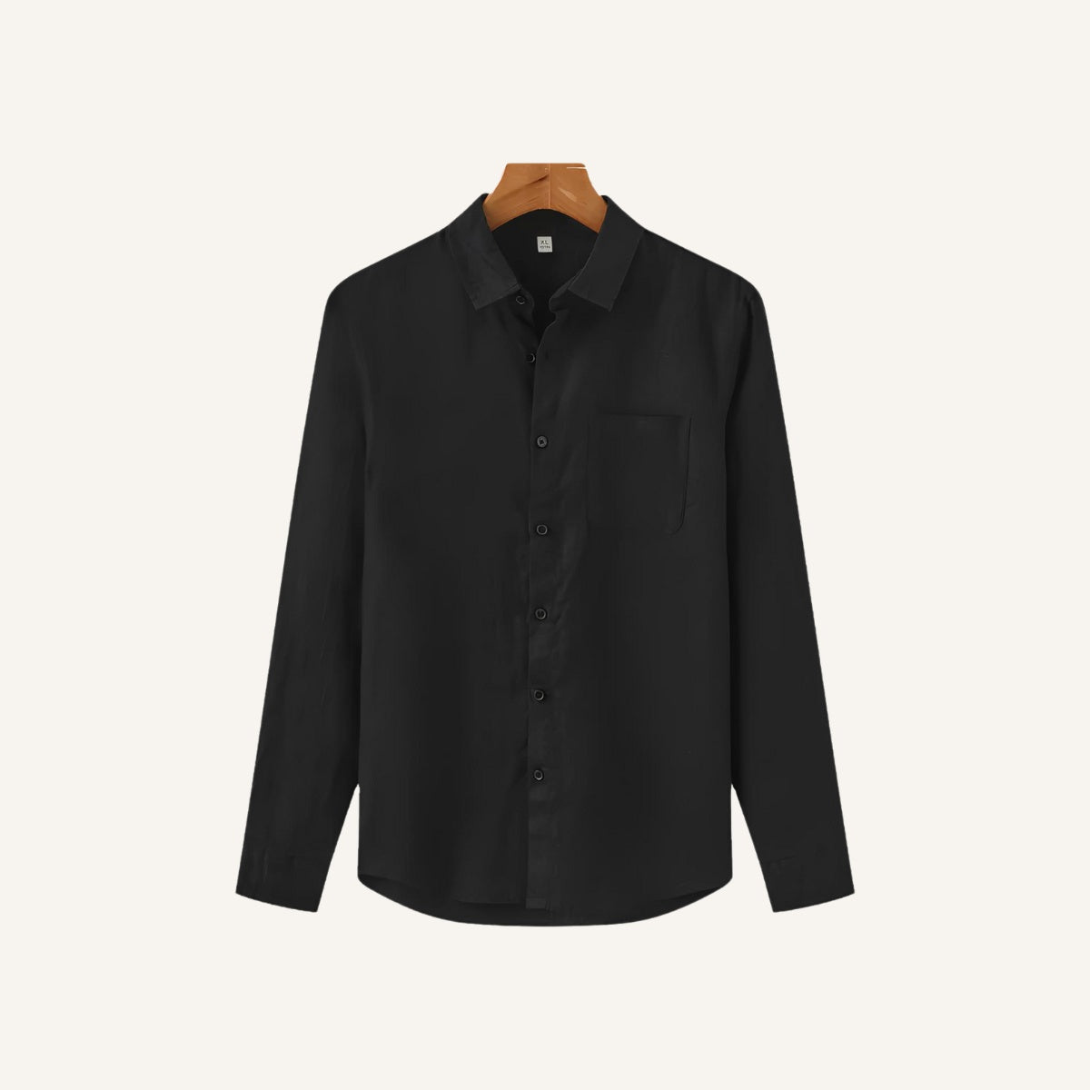 Milford Men’s 100% Linen Long-Sleeve Shirt – Old Money