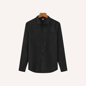 Milford Men’s 100% Linen Long-Sleeve Shirt – Old Money
