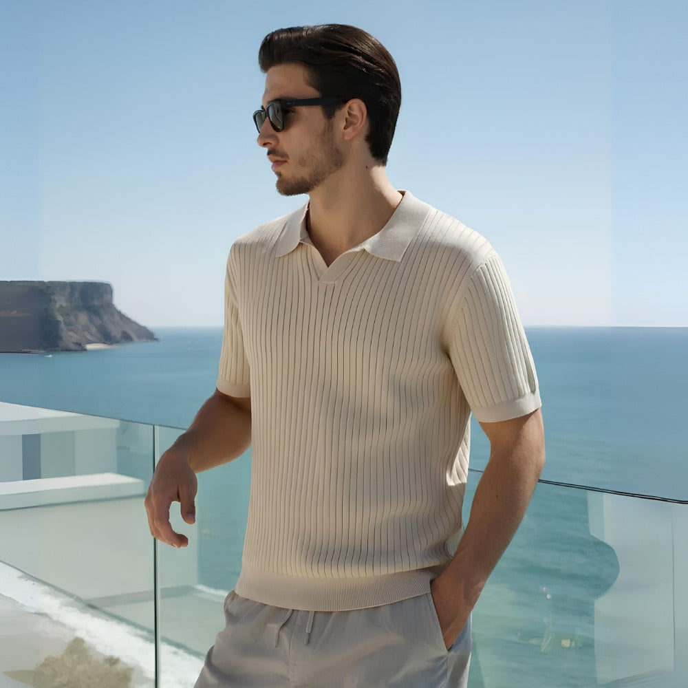 Premium Ribbed Polo Shirt Sollome