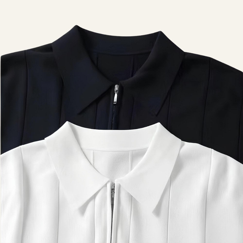 Men's Old Money Valence Half-Zip Polo Shirt