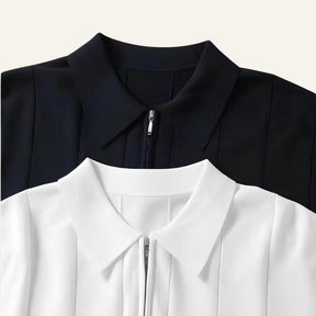 Men's Old Money Valence Half-Zip Polo Shirt
