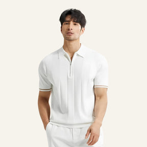 Men's Old Money Valence Half-Zip Polo Shirt