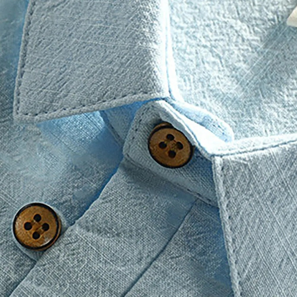 Salerno Men’s Linen Polo Shir