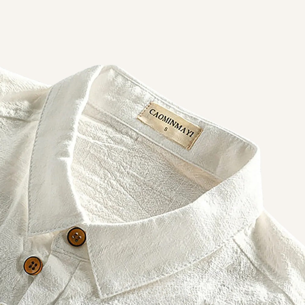 Salerno Men’s Linen Polo Shir