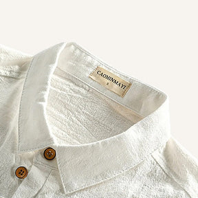 Salerno Men’s Linen Polo Shir