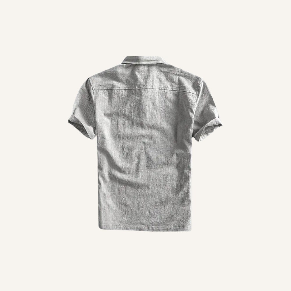 Salerno Men’s Linen Polo Shir