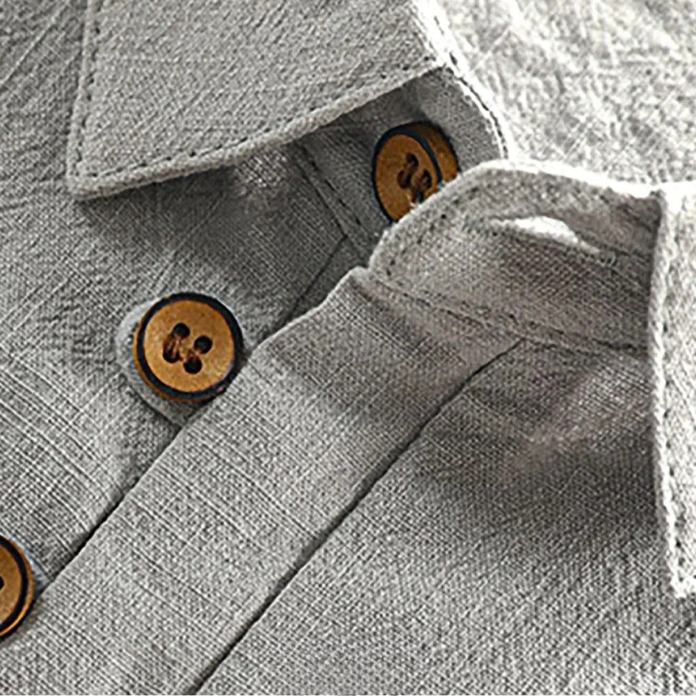 Salerno Men’s Linen Polo Shir