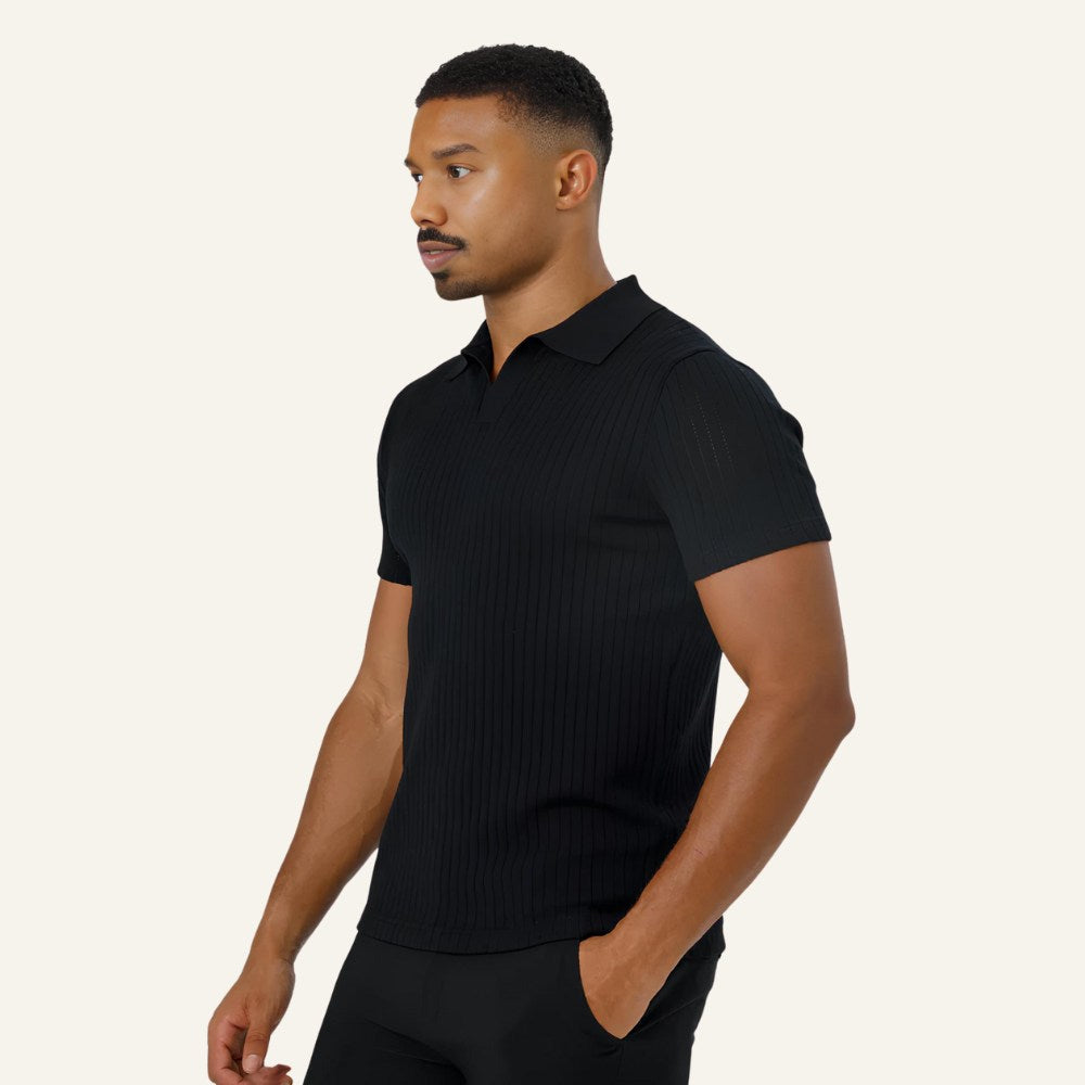 Old Money Saville Knit Polo Shirt