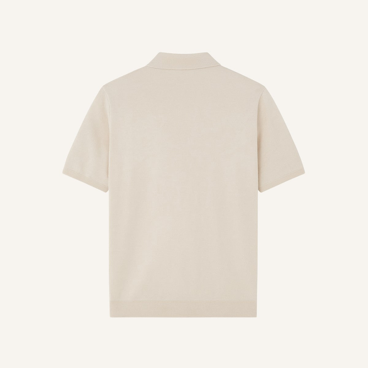 Montelle Striped Knit Polo Shirt