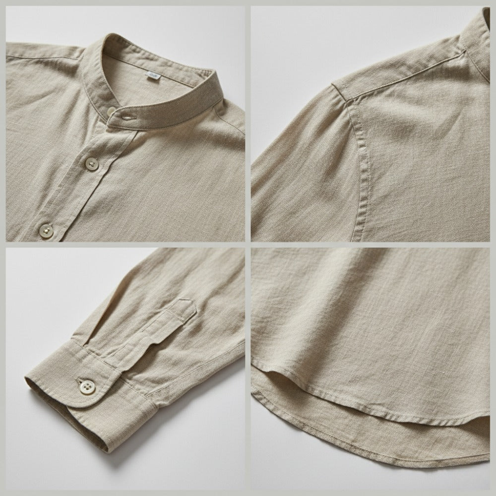 Varenne Long-Sleeve Linen Shirt