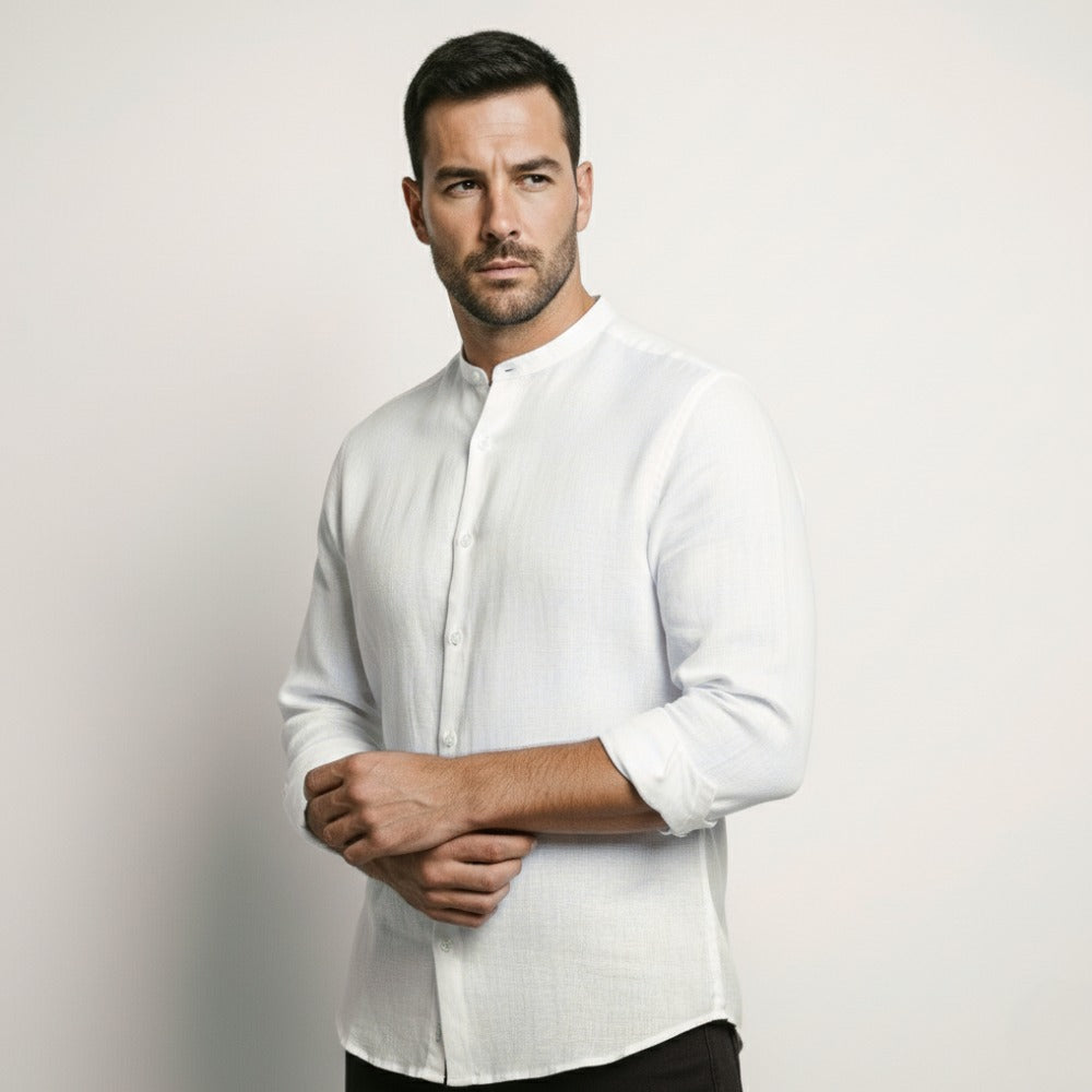 Varenne Long-Sleeve Linen Shirt