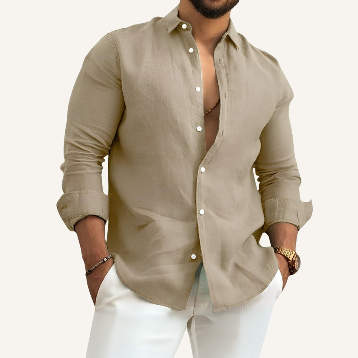 Verano Men’s Linen Shirt