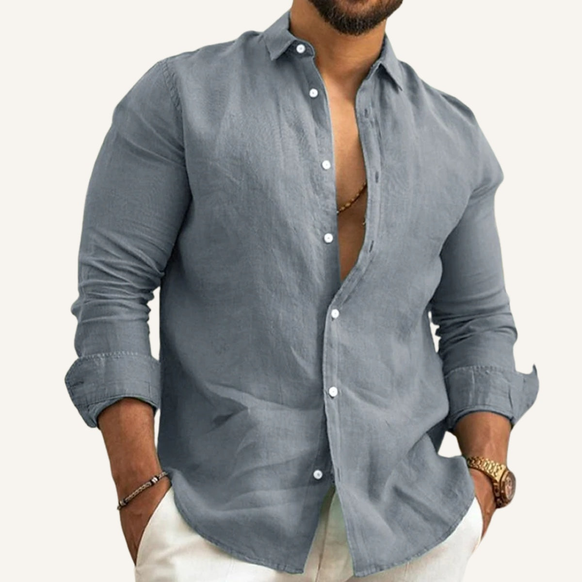Verano Men’s Linen Shirt