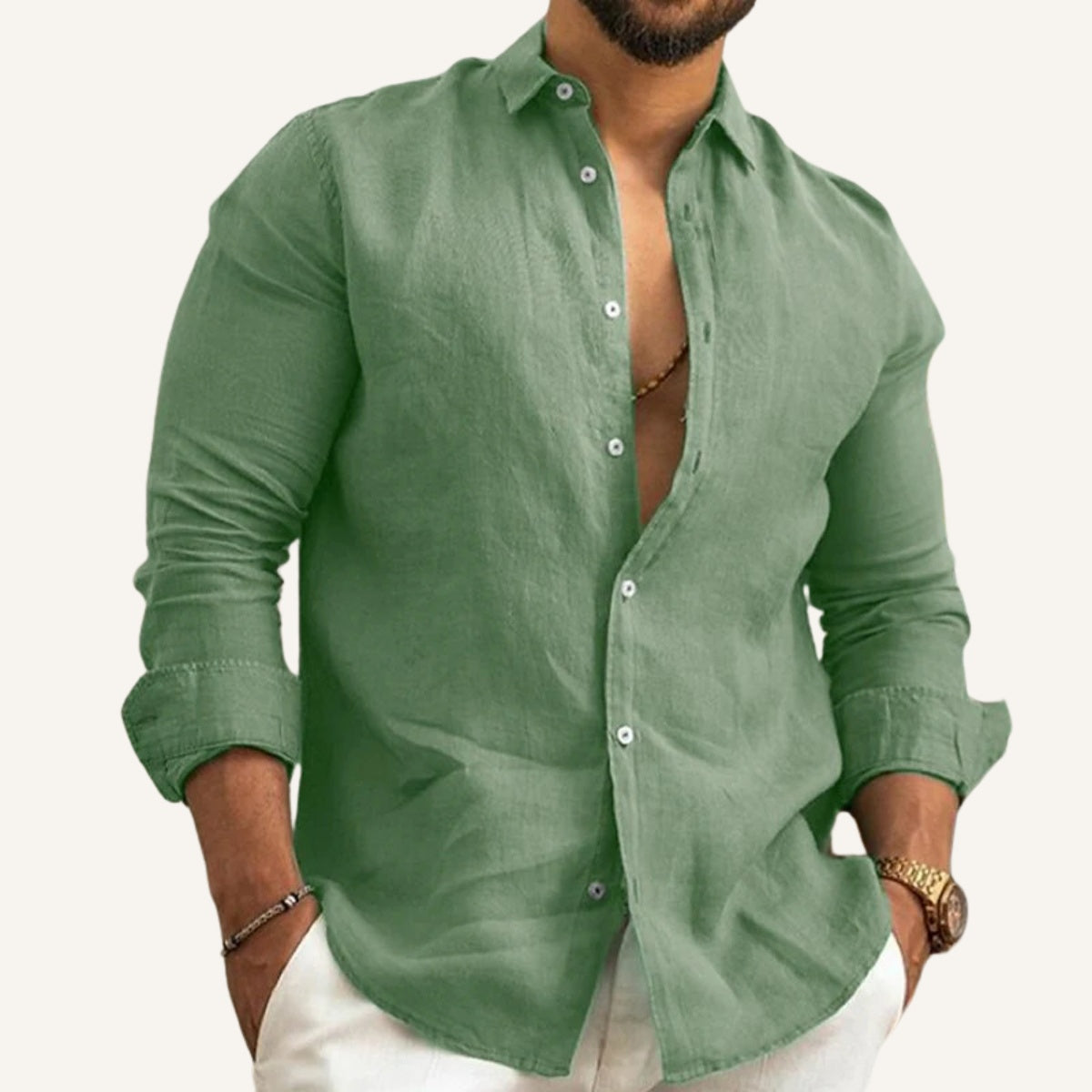 Verano Men’s Linen Shirt