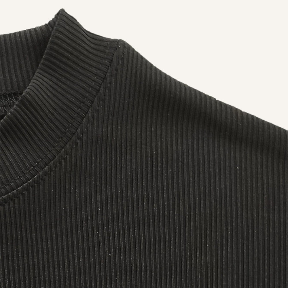 Clarence Ribbed High-Neck Men’s T-Shirt