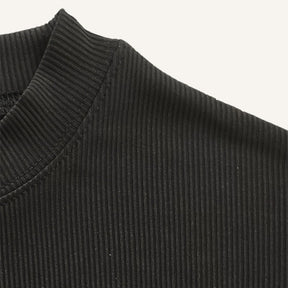 Clarence Ribbed High-Neck Men’s T-Shirt