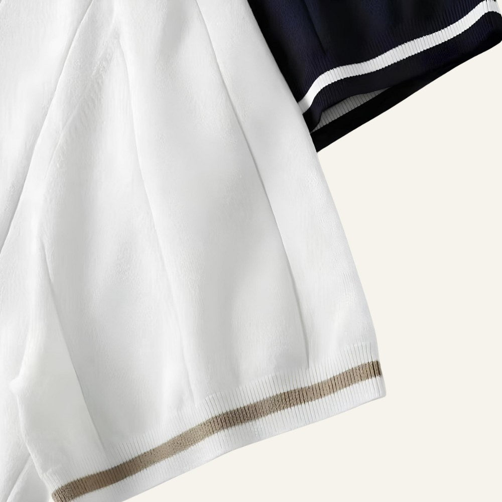 Men's Old Money Valence Half-Zip Polo Shirt