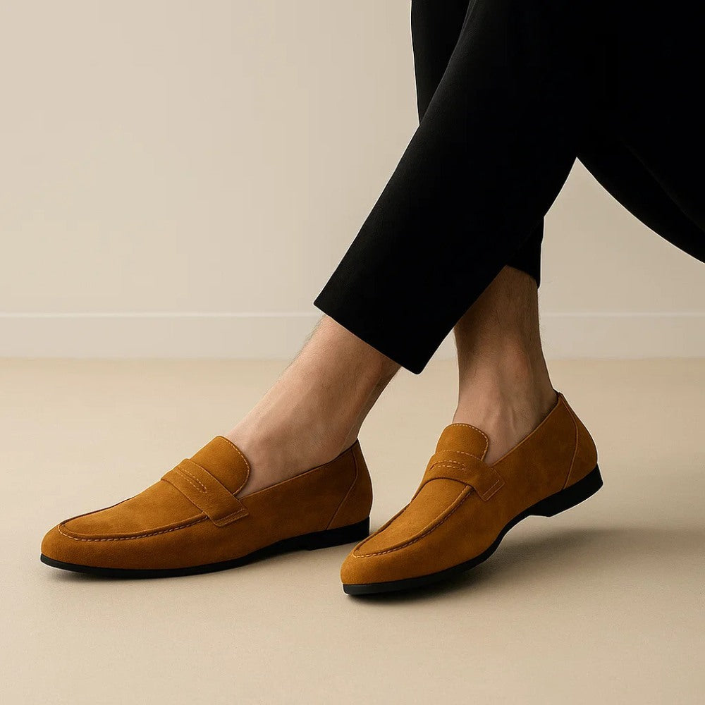 Men's Suede Loafer Moccasin Piazzi