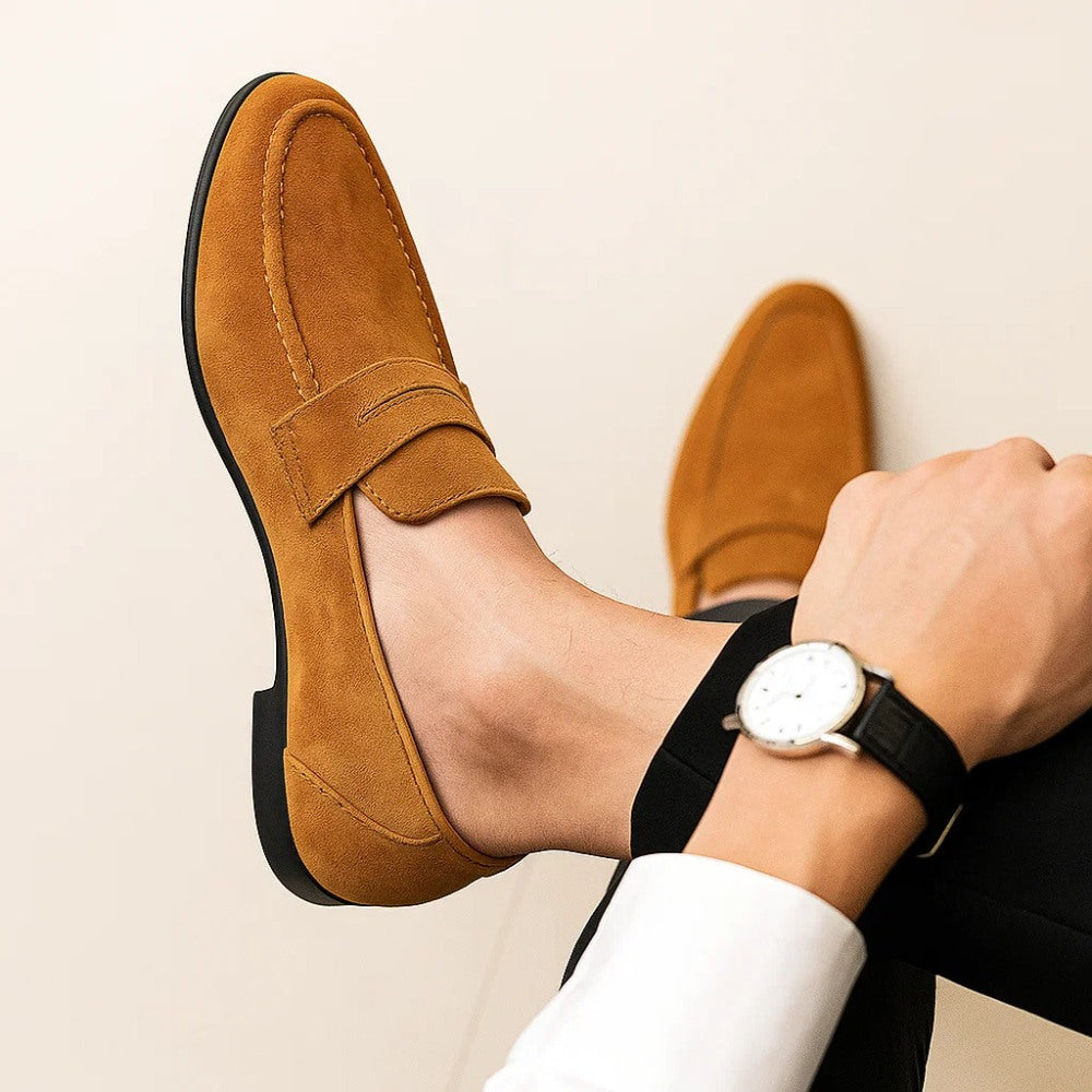 Men's Suede Loafer Moccasin Piazzi