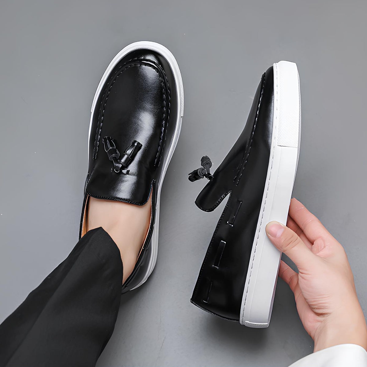 Men’s Duque Leather Loafers