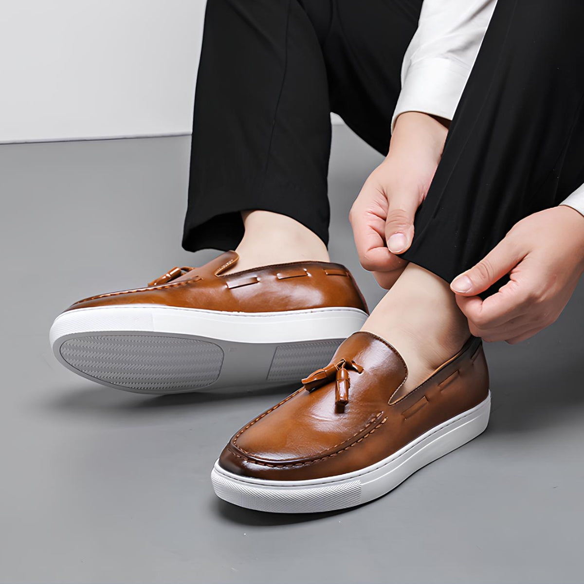 Men’s Duque Leather Loafers