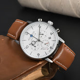 Zeppelin White Chronograph Men's Watch