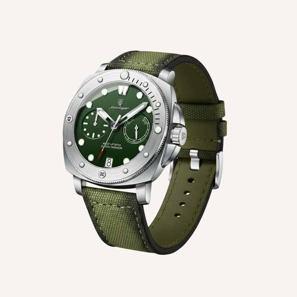 Heritage Luxury Military Chronograph Watch