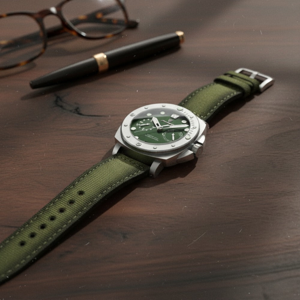 Heritage Luxury Military Chronograph Watch