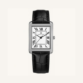 Raez Atempori Rectangular Leather Watch