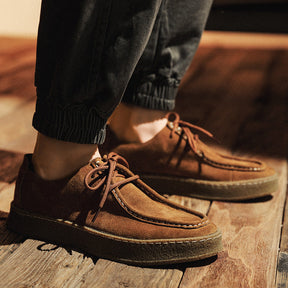 Craffito Men’s Suede High-Sole Shoes