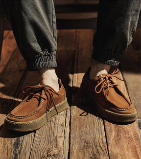 Craffito Men’s Suede High-Sole Shoes
