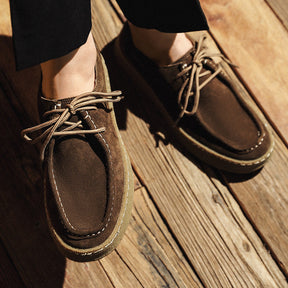Craffito Men’s Suede High-Sole Shoes